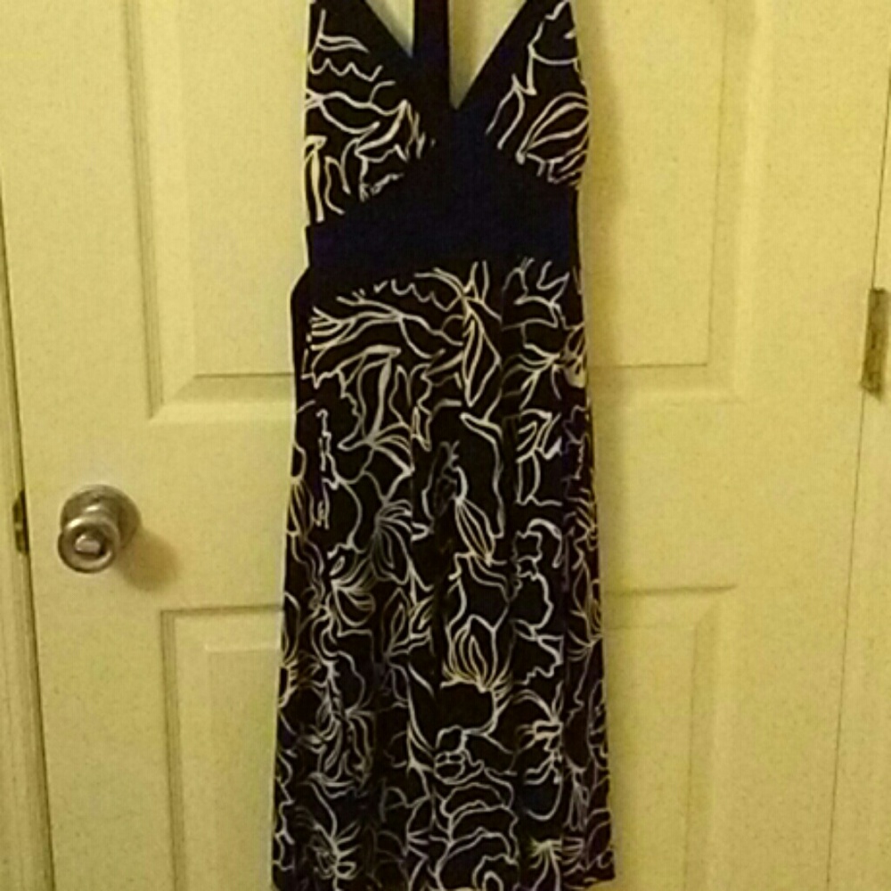 Black and white dress